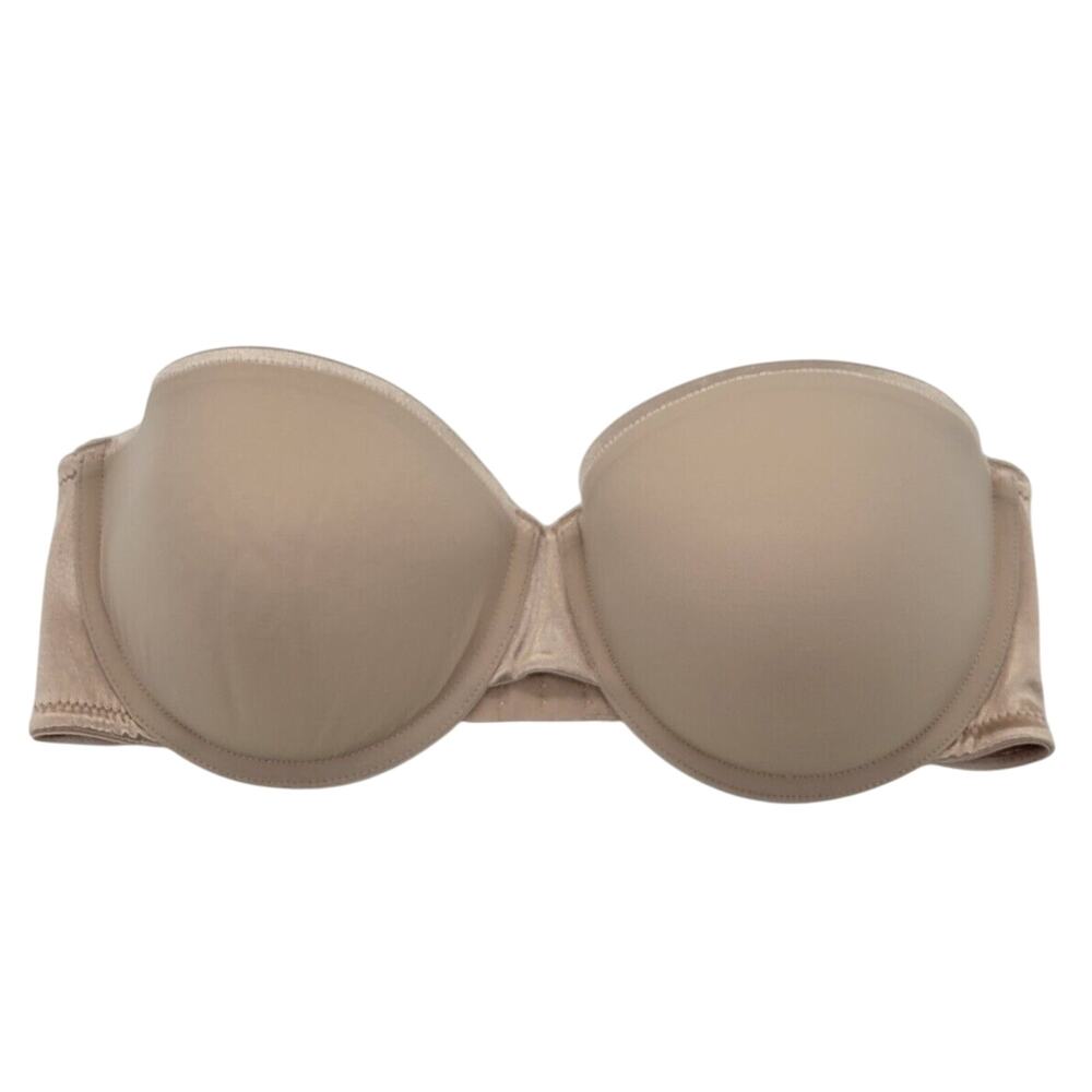 Company Ellen Tracy Radiant Elegance Tan Strapless Underwire Bra Size‎ 36D
